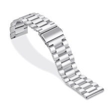 Gigapack pótszíj (univerzális, 22 mm, rozsdamentes acél, állítható) ezüst okosóra kellék