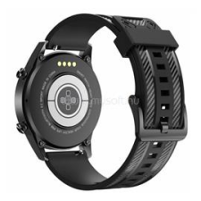 Gigapack Pótszíj (univerzális, 22mm, szilikon, karbon minta) FEKETE (GP-111700) okosóra kellék