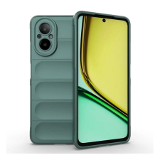 Gigapack Realme C67 4G szilikon telefonvédő (ütésállóság, kameravédő, 3d) sötétzöld tok és táska