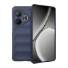 Gigapack Realme GT 6T 5G  szilikon telefonvédő (ütésállóság, kameravédő, 3d) sötétkék
