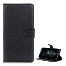 Gigapack Samsung Galaxy A21 (SM-A210F) tok álló (Flip, oldalra nyíló, prémium) fekete tok és táska