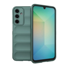 Gigapack Samsung Galaxy A26 5G (SM-A266) szilikon telefonvédő (ütésállóság, kameravédő, 3d) sötétzöld tok és táska