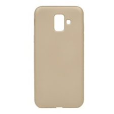 Gigapack Samsung Galaxy A6 (2018) Szilikon telefonvédő (matt, arany) tok és táska