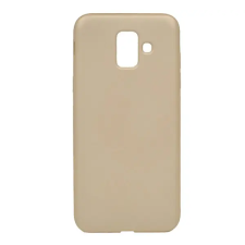 Gigapack Samsung Galaxy A6 (2018) Szilikon Tok - Matt Arany tok és táska