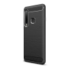 Gigapack Samsung Galaxy A9 (2018) Szálcsiszolt Szilikon Tok - Fekete