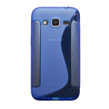 Gigapack Samsung Galaxy Core Prime LTE szilikon telefonvédő (S-line, kék) tok és táska