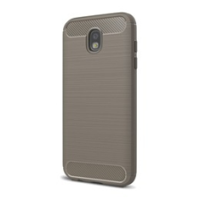 Gigapack Samsung Galaxy J5 (2017) Szilikon telefonvédő (légpárnás sarok, szálcsiszolt, karbon minta, szürke) tok és táska
