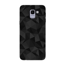Gigapack Samsung Galaxy J6 (2018) szilikon telefonvédő (3D, gyémánt minta, fekete) tok és táska