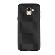 Gigapack Samsung Galaxy J6 (2018) Szilikon telefonvédő (karbon minta, fekete) tok és táska
