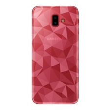 Gigapack Samsung Galaxy J6+ szilikon telefonvédő (3D, gyémánt minta, átlátszó) tok és táska