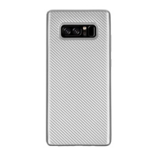 Gigapack Samsung Galaxy Note 8 Szilikon telefonvédő (karbon minta, ezüst) tok és táska