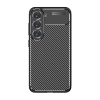 Gigapack Samsung Galaxy S23 (SM-S911) szilikon telefonvédő (közepesen ütésálló, légpárnás sarok, karbon minta) fekete