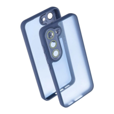 Gigapack Samsung Galaxy S23 (SM-S911) szilikon telefonvédő (ütésállóság, akril hátlap, kameravédő) sötétkék tok és táska
