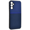 Gigapack Samsung Galaxy S24 5G (SM-S921) mágneses, bőr hatású, csíkos mintás tok sötétkék (GP-151856) (GP-151856)