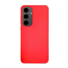 Gigapack Samsung Galaxy S24 FE (SM-S721) szilikon telefonvédő (matt) piros tok és táska