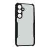Gigapack Samsung Galaxy S24 FE (SM-S721) szilikon védő (ütésállóság, légpárnás sarok, akril hátlap, kameravédő) fekete