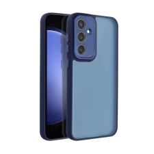 Gigapack Samsung Galaxy S25 (SM-S931) szilikon telefonvédő (ütésállóság, akril hátlap, kameravédő) sötétkék tok és táska