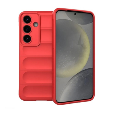 Gigapack Samsung Galaxy S25 (SM-S931) szilikon telefonvédő (ütésállóság, kameravédő, 3d) piros tok és táska