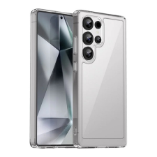 Gigapack Samsung Galaxy S25 Ultra (SM-S938) szilikon telefonvédő (ütésállóság, átlátszó hátlap) átlátszó tok és táska