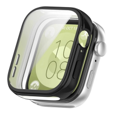 Gigapack Szilikon keret (BUMPER, ütésálló) FEKETE Huawei Watch Fit 3 okosóra kellék