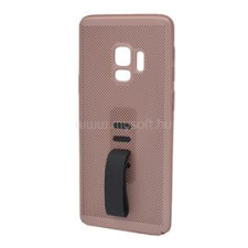 Gigapack Szilikon telefonvédő (gumírozott, lyukacsos, ujjra húzható szilikon) ROZÉARANY (GP-79207) tok és táska