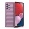 Gigapack Szilikon telefonvédő (közepesen ütésálló, kamera védelem, 3D minta) LILA Samsung Galaxy A13 4G (SM-A135F / A137F)