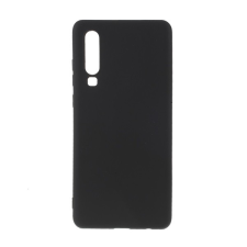 Gigapack Szilikon telefonvédő (matt) FEKETE [Huawei P30] (5996457848270) tok és táska