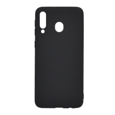 Gigapack Szilikon telefonvédő (matt) FEKETE [Samsung Galaxy M30 (SM-M305F)] (5996457871551) tok és táska