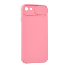 Gigapack Szilikon telefonvédő (matt, mikrofiber plüss belső, kamera védelem) RÓZSASZÍN tok és táska