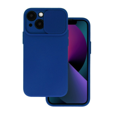 Gigapack Szilikon telefonvédő (matt, mikrofiber plüss belső, kameravédő) SÖTÉTKÉK tok és táska