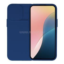 Gigapack Szilikon telefonvédő (matt, mikrofiber plüss belső, kameravédő) SÖTÉTKÉK (GP-148147) tok és táska