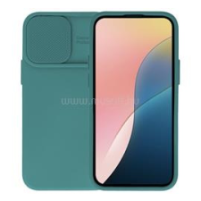 Gigapack Szilikon telefonvédő (matt, mikrofiber plüss belső, kameravédő) SÖTÉTZÖLD (GP-130608) tok és táska