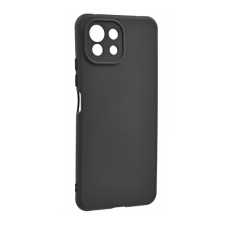 Gigapack Szilikon telefonvédő (matt, mikrofiber plüss karcolásmentesítő belső, prémium) fekete gp-112458 tok és táska