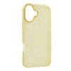 Gigapack Szilikon telefonvédő (műanyag belső, csillogó hátlap) ARANY Apple iPhone 16 Plus