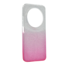 Gigapack Szilikon telefonvédő (műanyag belső, csillogó hátlap) ÁTLÁTSZÓ/RÓZSASZÍN Xiaomi Redmi 14C 4G tok és táska