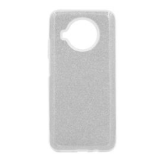 Gigapack Szilikon telefonvédő (műanyag belső, csillogó hátlap) EZÜST (GP-101969) tok és táska