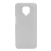 Gigapack Szilikon telefonvédő (műanyag belső, csillogó hátlap) EZÜST Xiaomi Redmi Note 9 Pro, Xiaomi Redmi Note 9S