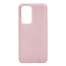 Gigapack Szilikon telefonvédő (műanyag belső, csillogó hátlap) RÓZSASZÍN [Huawei P40] (5996457980789) tok és táska