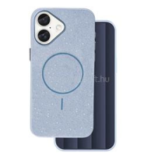 Gigapack Szilikon telefonvédő (műanyag hátlap, kameravédő, MagSafe, csillogó) VILÁGOSKÉK (GP-171531) tok és táska