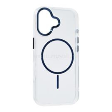 Gigapack Szilikon telefonvédő (műanyag hátlap, kameravédő, MagSafe, légpárnás sarok) SÖTÉTKÉK (GP-177282) tok és táska