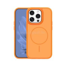 Gigapack Szilikon telefonvédő (műanyag hátlap, ütésállóság, légpárnás sarok, kameravédő, MagSafe) NARANCSSÁRGA (GP-181541) tok és táska