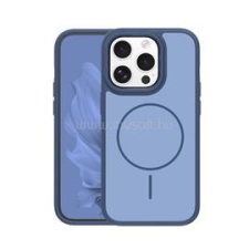 Gigapack Szilikon telefonvédő (műanyag hátlap, ütésállóság, légpárnás sarok, kameravédő, MagSafe) SÖTÉTKÉK (GP-181565) tok és táska