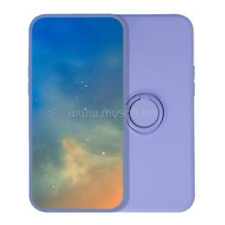 Gigapack Szilikon telefonvédő (tartógyűrű, mikrofiber plüss belső, mágneses, kameravédő) LILA (GP-173992) tok és táska