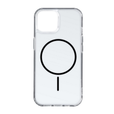 Gigapack Szilikon telefonvédő (ultravékony, műanyag hátlap, MagSafe, légpárnás sarok) FEKETE Apple iPhone 16 tok és táska