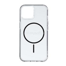 Gigapack Szilikon telefonvédő (ultravékony, műanyag hátlap, MagSafe, légpárnás sarok) FEKETE (GP-171540) tok és táska