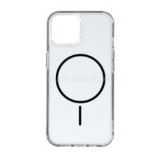 Gigapack Szilikon telefonvédő (ultravékony, műanyag hátlap, MagSafe, légpárnás sarok) FEKETE (GP-173602) tok és táska