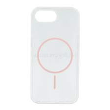 Gigapack Szilikon telefonvédő (ultravékony, műanyag hátlap, MagSafe, légpárnás sarok) RÓZSASZÍN (GP-171561) tok és táska