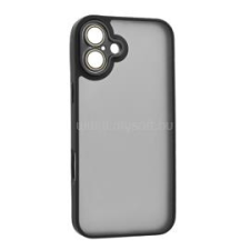 Gigapack Szilikon telefonvédő (ütésállóság, akril hátlap, kameravédő) FEKETE (GP-160102) tok és táska
