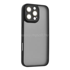 Gigapack Szilikon telefonvédő (ütésállóság, akril hátlap, kameravédő) FEKETE (GP-160103) tok és táska