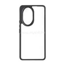 Gigapack Szilikon telefonvédő (ütésállóság, átlátszó hátlap) FEKETE (GP-158209) tok és táska